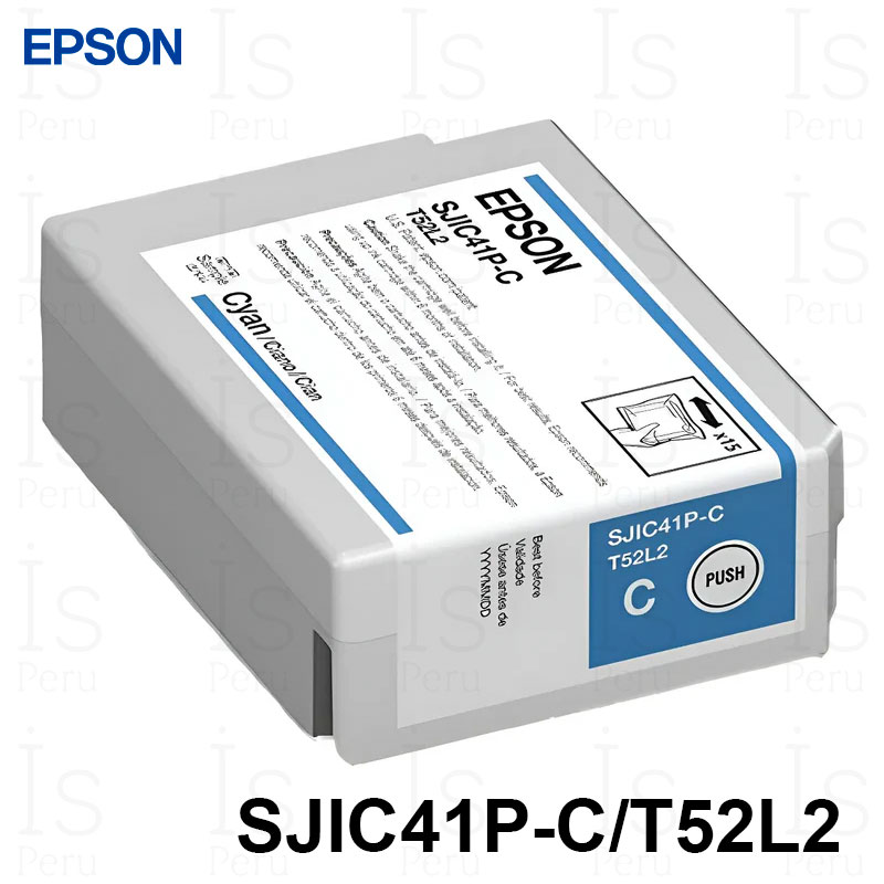 Tinta-Epson-C13T52L220-Cyan-SJIC41P-C-T52L2 Tinta Epson C13T52L220 Cyan 〈SJIC41P-C/T52L2〉
