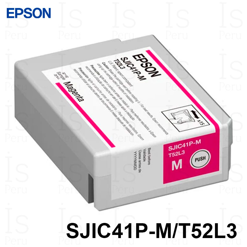 Tinta-Epson-C13T52L320-Magenta-SJIC41P-M-T52L3 Tinta Epson C13T52L320 Magenta 〈SJIC41P-M/T52L3〉