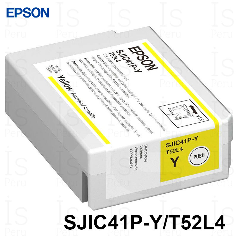 Tinta-Epson-C13T52L420-Yellow-SJIC41P-Y-T52L4 Tinta Epson C13T52L420 Yellow 〈SJIC41P-Y/T52L4〉