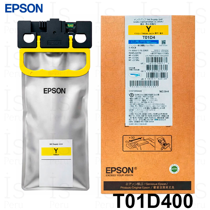 Tinta-Epson-T01D400-Yellow-Original Tinta Epson T01D400 Yellow