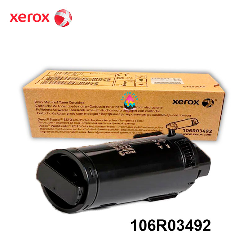 Tóner Xerox 106R03492 Negro Tóner Xerox 106R03492 Negro